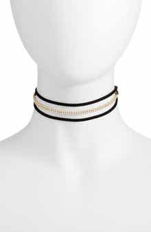 CZ by Kenneth Jay Lane Wrap Choker