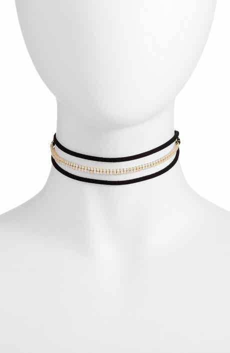 CZ by Kenneth Jay Lane Wrap Choker