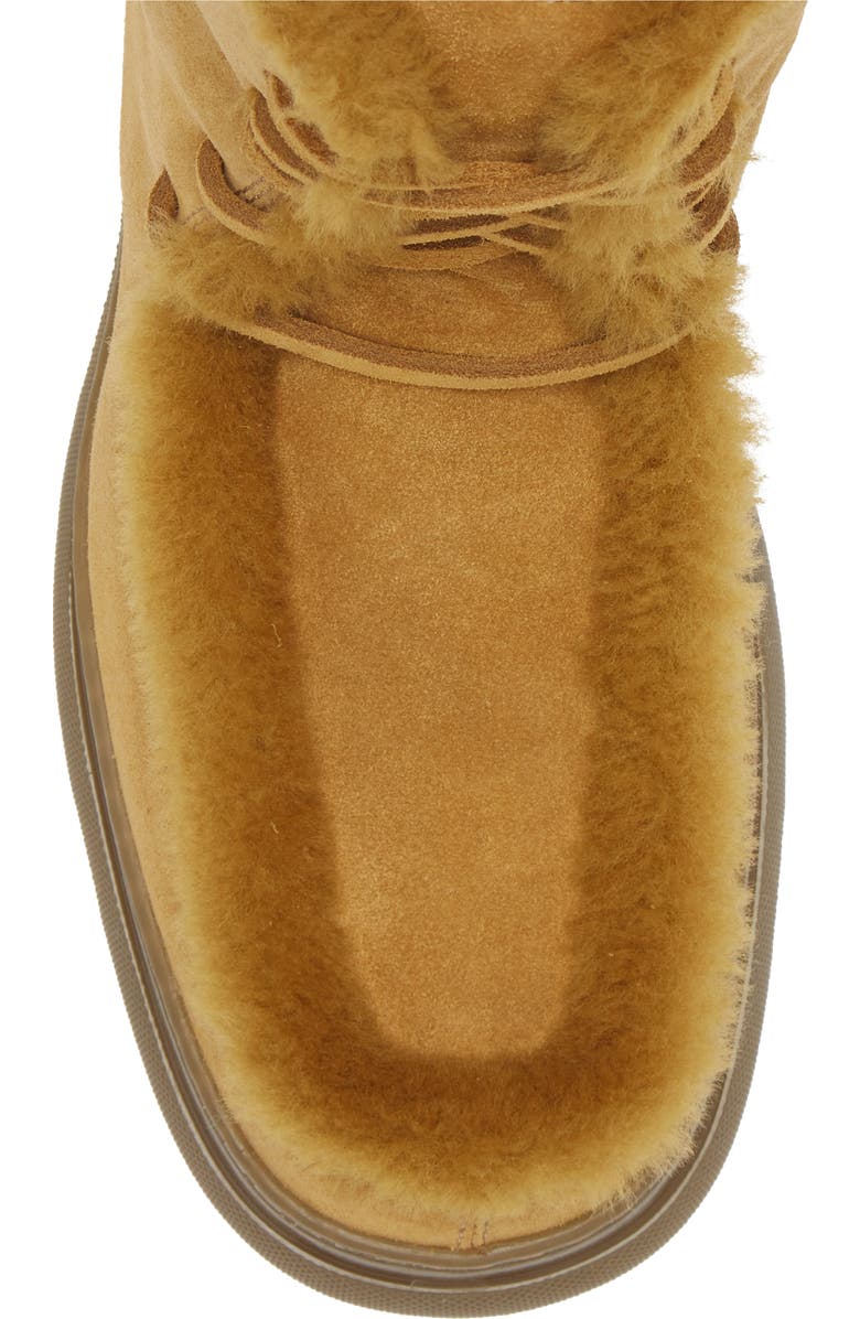 Burberry Genuine Shearling Creeper Boot, Alternate, color,