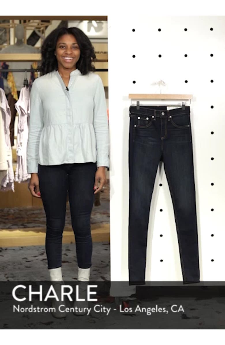 DENIM High Waist Skinny Jeans, sales video thumbnail