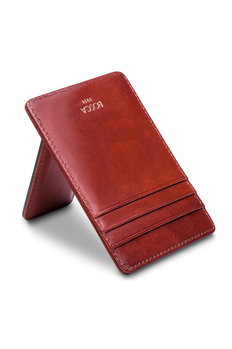 Old Leather Front Pocket Wallet, Alternate, color, COGNAC