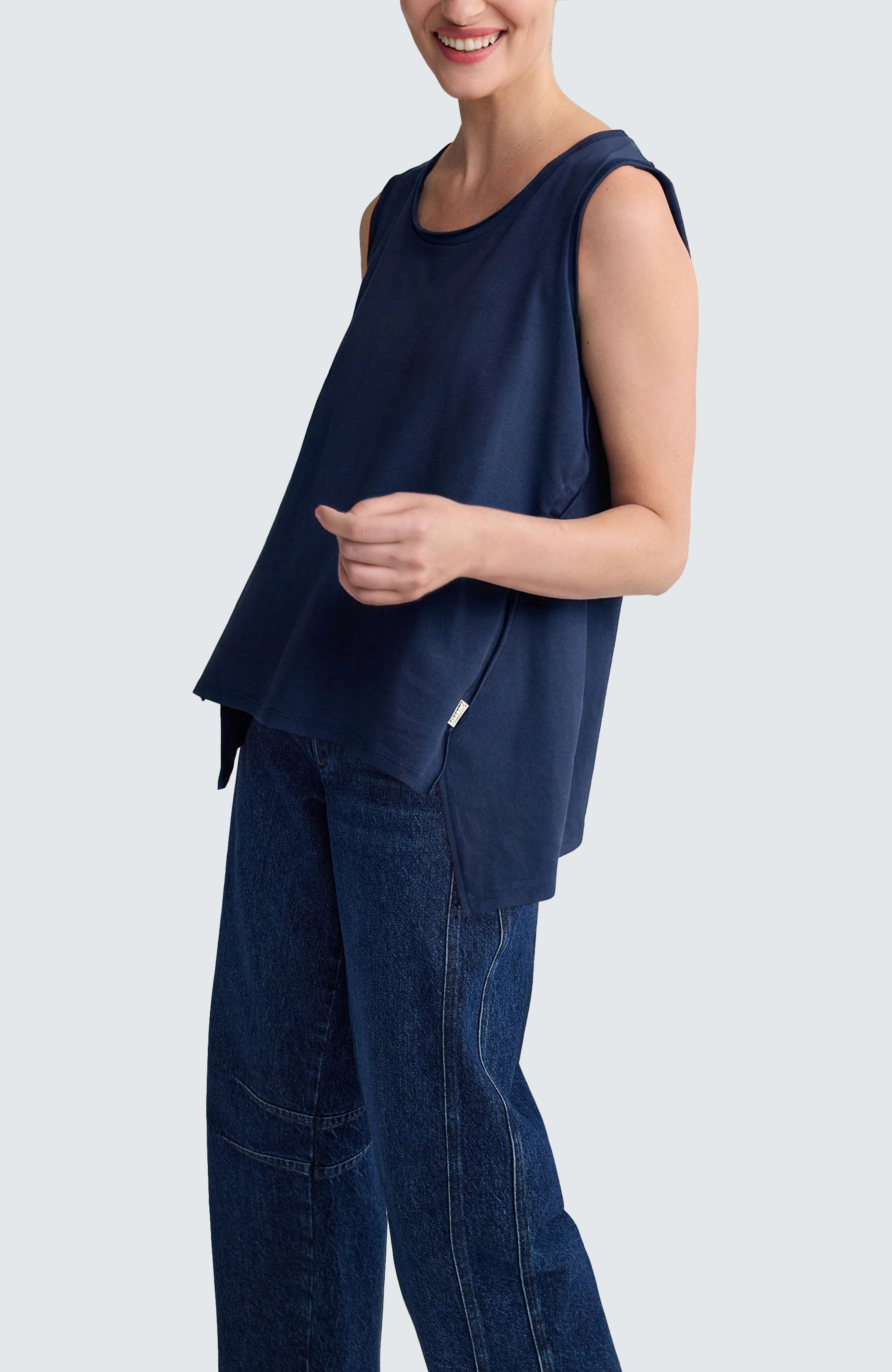 Azari Sleeveless Jersey Top - image 4