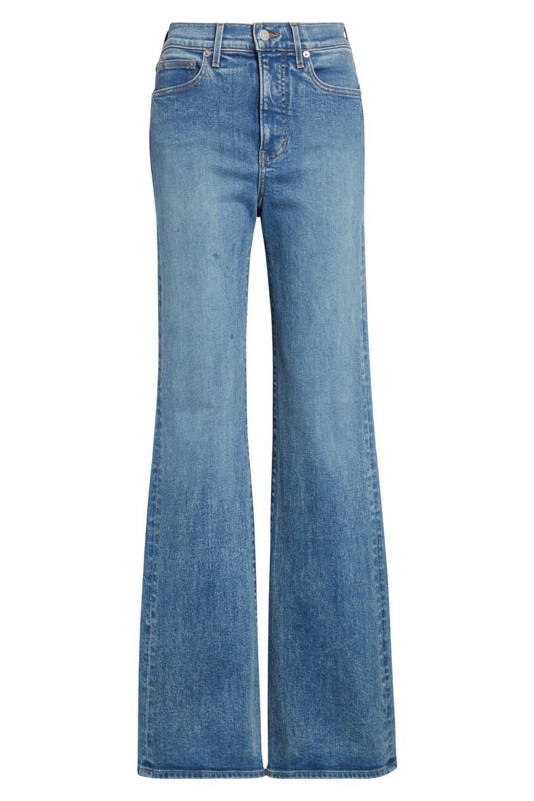 Crosbie High Waist Wide Leg Jeans, Alternate, color, RIPPLE HAZE