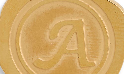 Savvy Cie Jewels Initial Coin Pendant Necklace