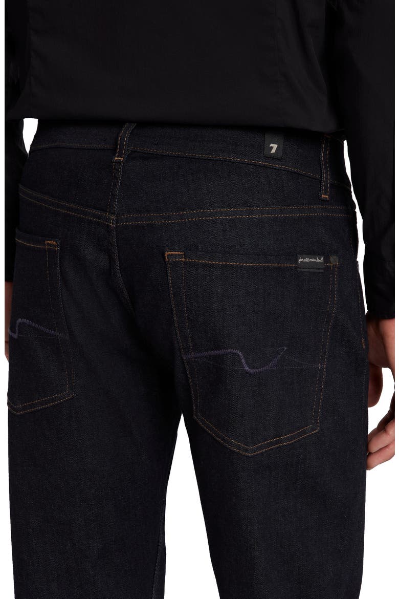 The Straight Squiggle Straight Leg Jeans, Alternate, color, RINSE BLUE