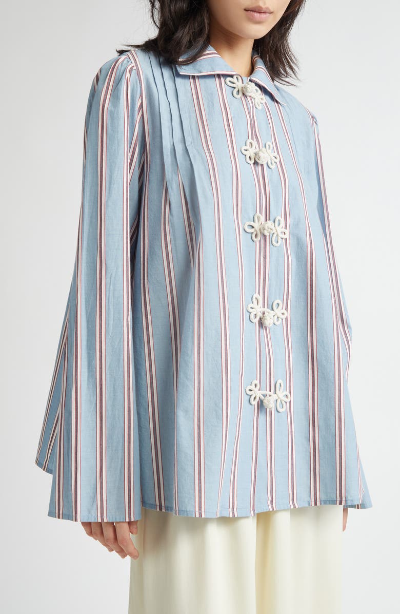 Bode Regatta Stripe Jonas Shirt, Alternate, color,