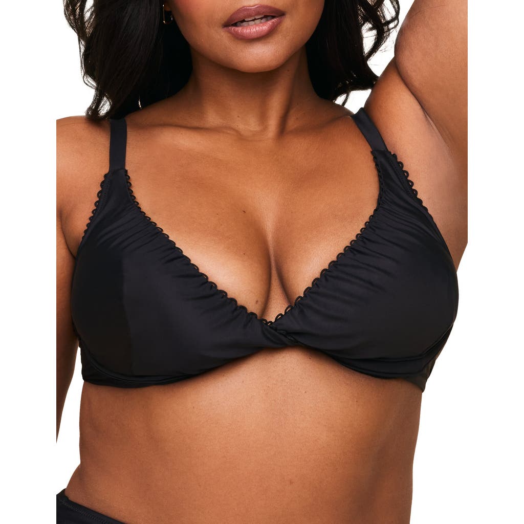 Shop Adore Me Pilar Swimwear Bikini Top In Black
