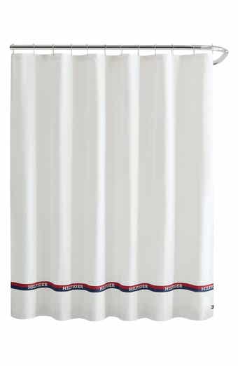 Logo Stripe Shower Curtain