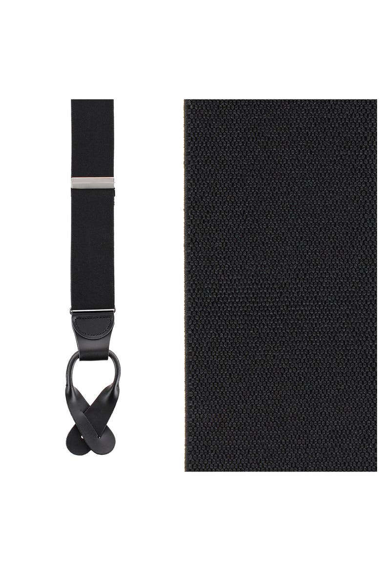 Classic Elastic Suspenders, Alternate, color, BLACK