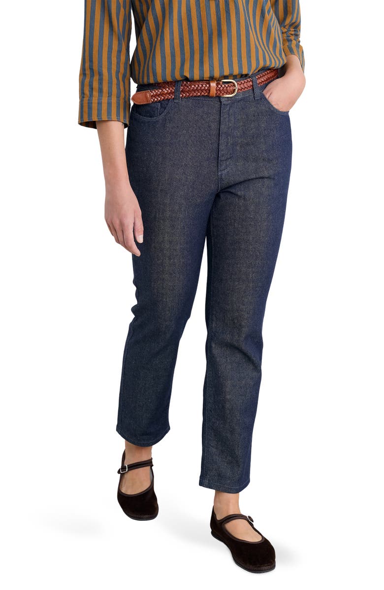 Seasalt Cornwall Mellior Slim Ankle Jeans, Main, color, Dark Wash