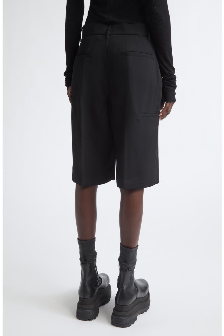 Wool Work Shorts, Alternate, color, BLACK