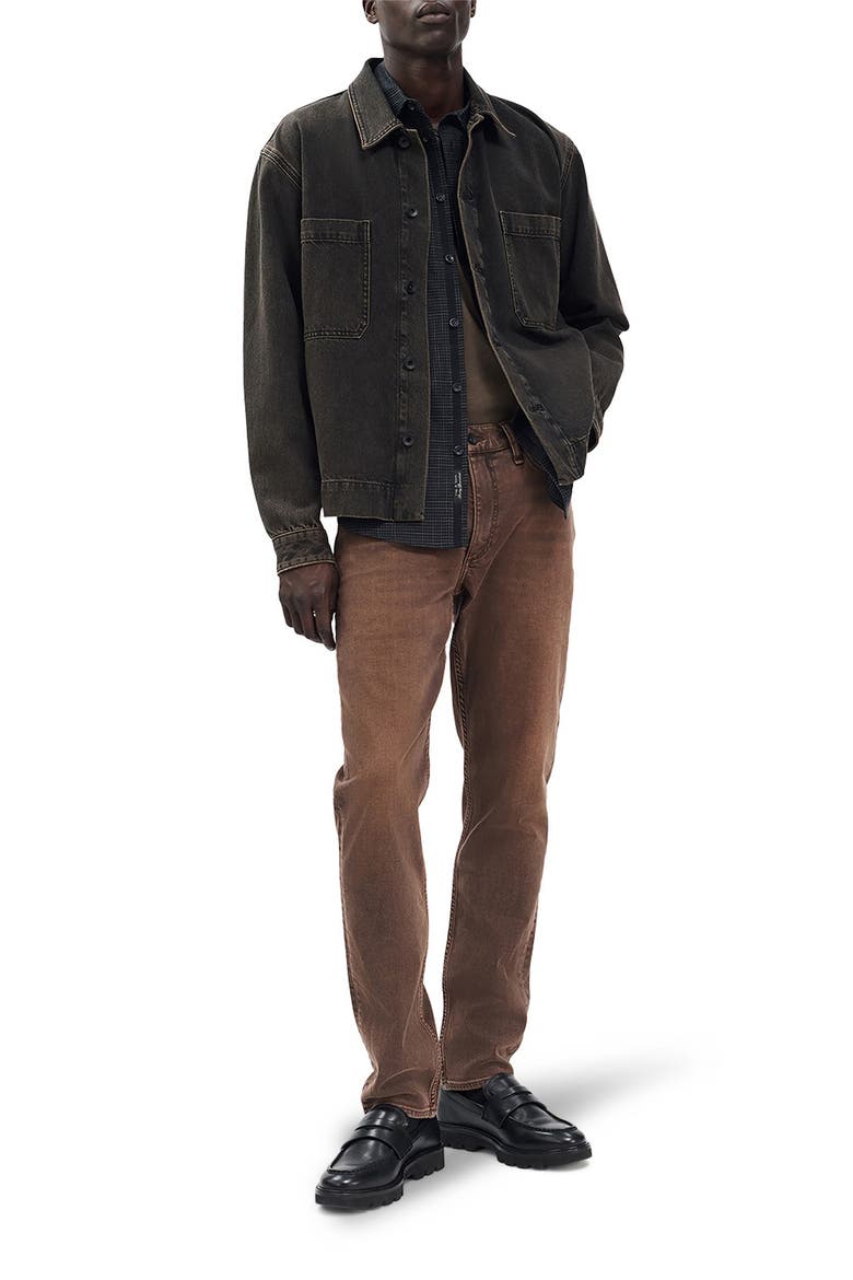 Fit 2 Authentic Stretch Infuse Slim Fit Jeans, Alternate, color, BROWNSTONE