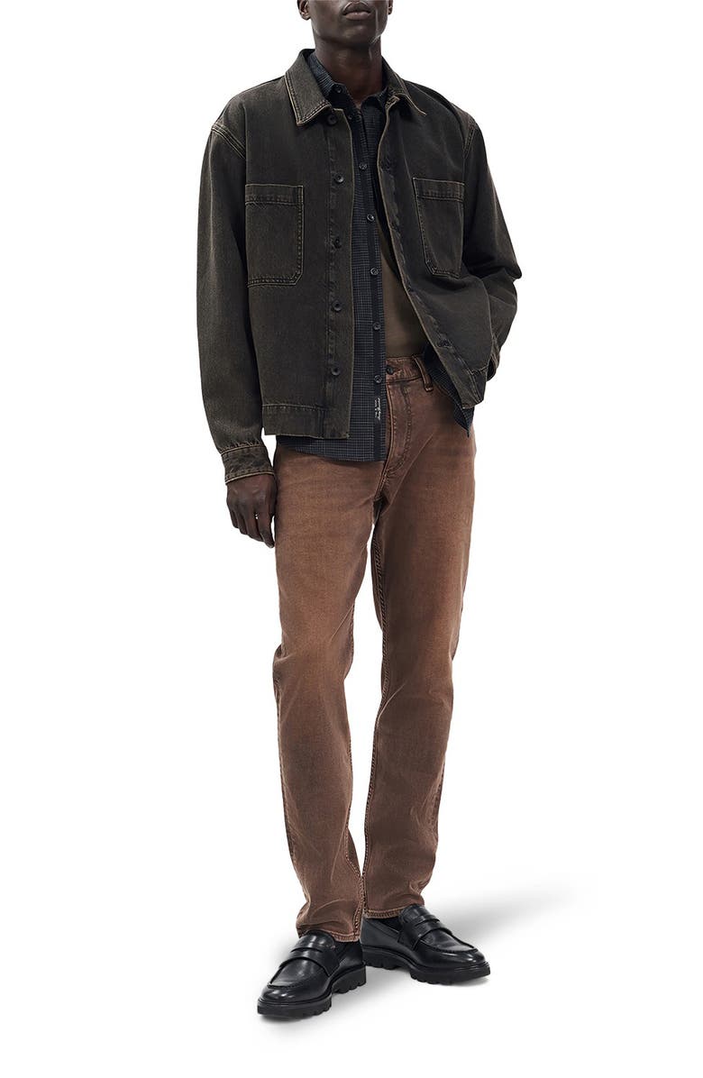 rag & bone Fit 2 Authentic Stretch Infuse Slim Fit Jeans, Alternate, color, Brownstone