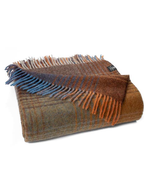 Highland Tweeds Shetland Lambswool Ombre Throw