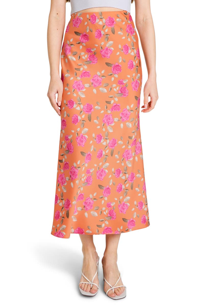 WAYF Eleanor Floral Skirt, Main, color, 