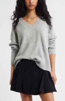 BP. Oversize Cozy V-Neck Sweater