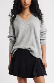 BP. Oversize Cozy V-Neck Sweater