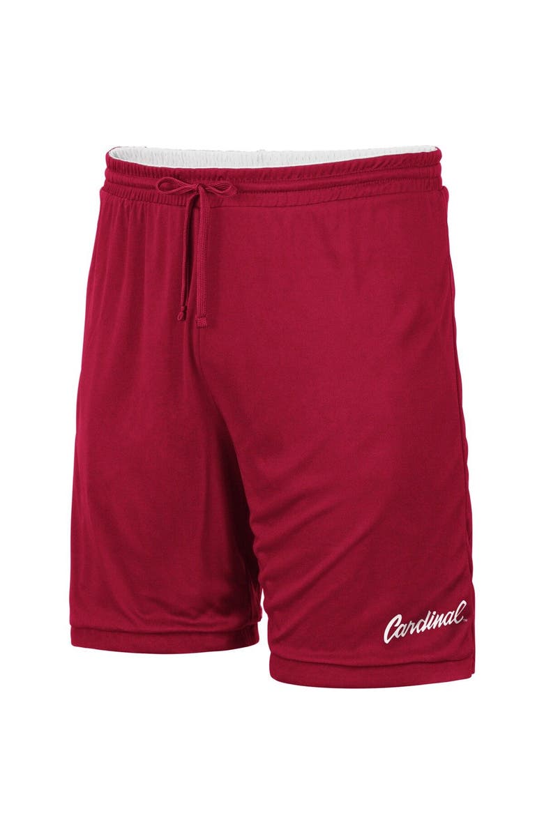 COLOSSEUM Men's Colosseum Cardinal Stanford Cardinal Wiggum Reversible Shorts, Main, color,