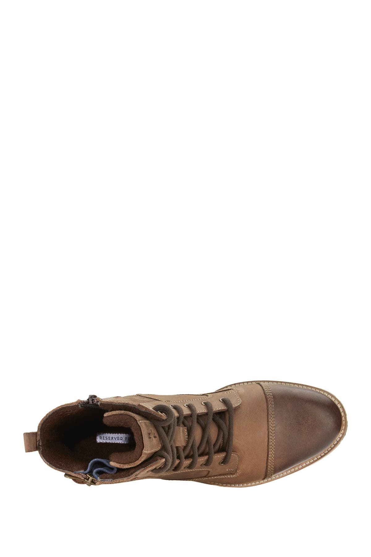 RESERVE FOOTWEAR Lace-Up Mid Boot, Alternate, color, Brown