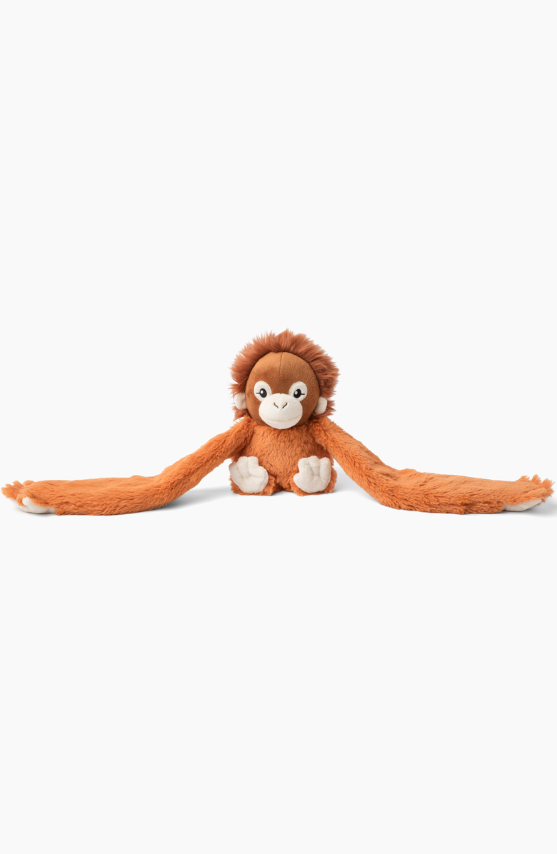 Hugimals World Ollie the Orangutan Stuffed Animal, Alternate, color, Orange