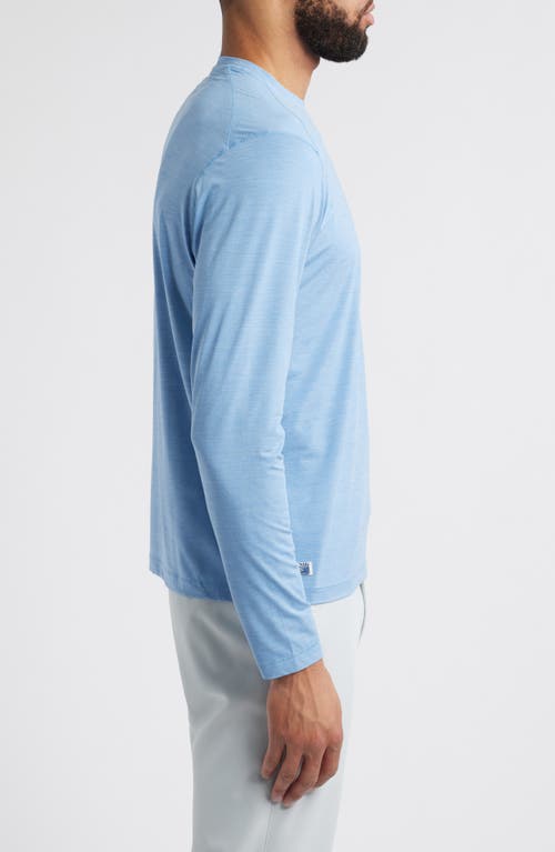 Johnnie-o Basin Long Sleeve Performance T-shirt In Tide
