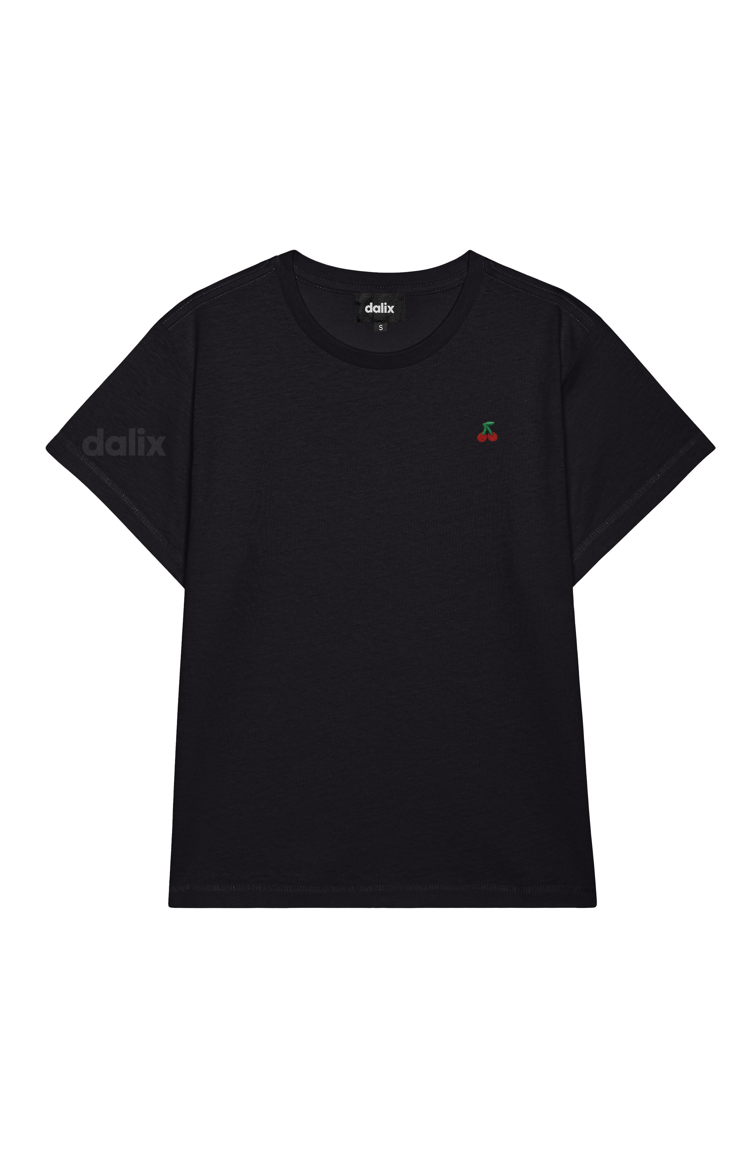Womens Lil Cherry Lightweight High Waisted Tee