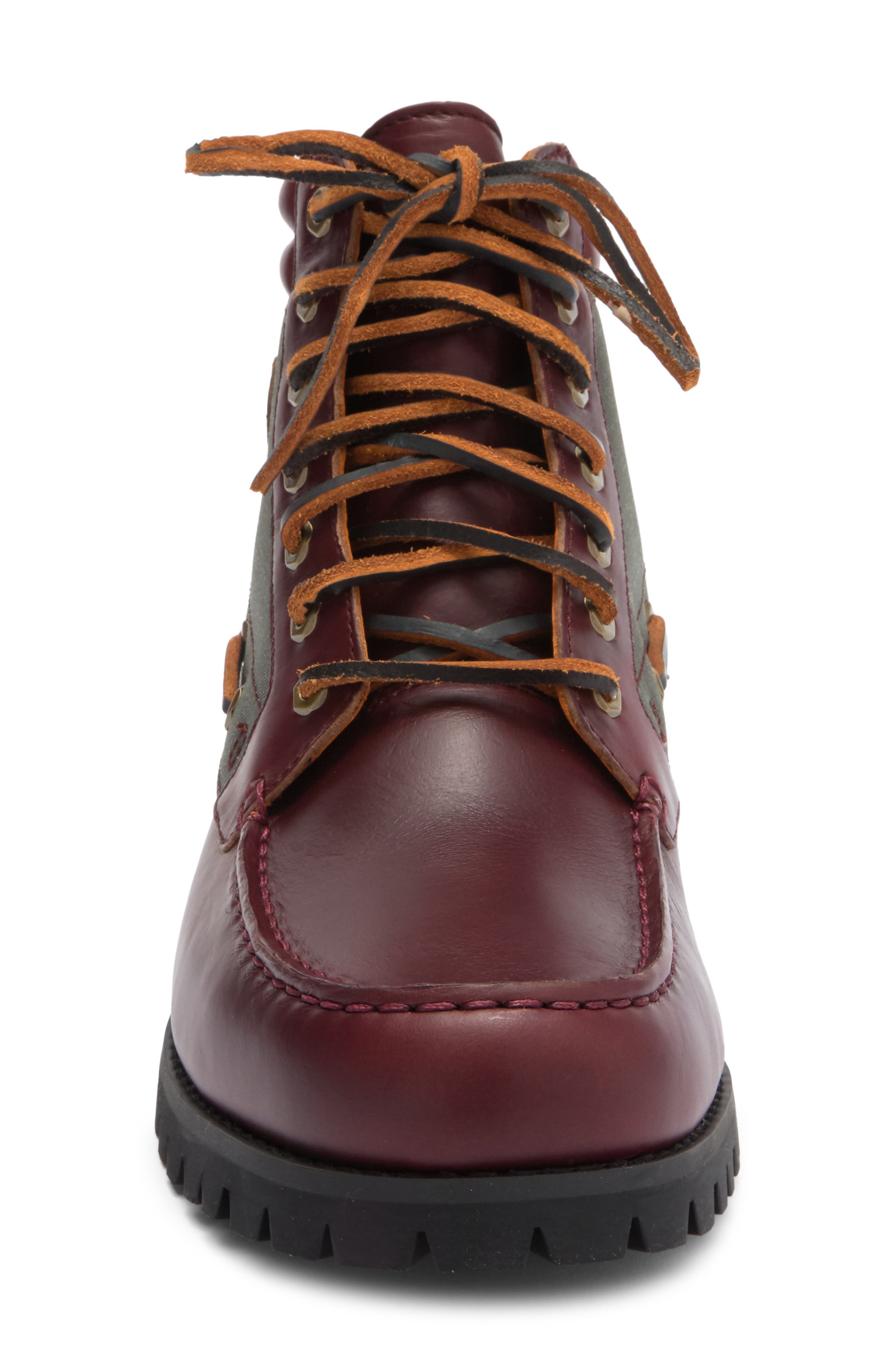 Timberland Britton Road Mid Gore-Tex<sup>®</sup> Waterproof Boot, Alternate, color, Dark Red F Grain