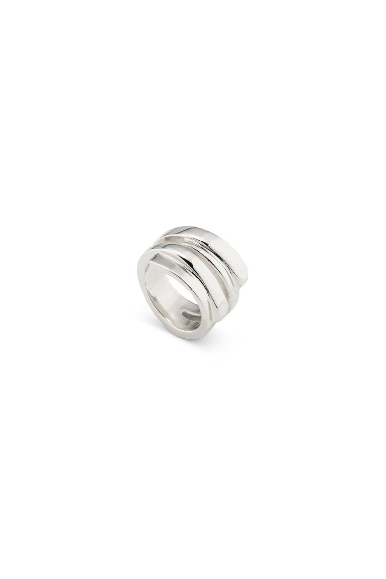 Multiband Ring, Alternate, color, Silver