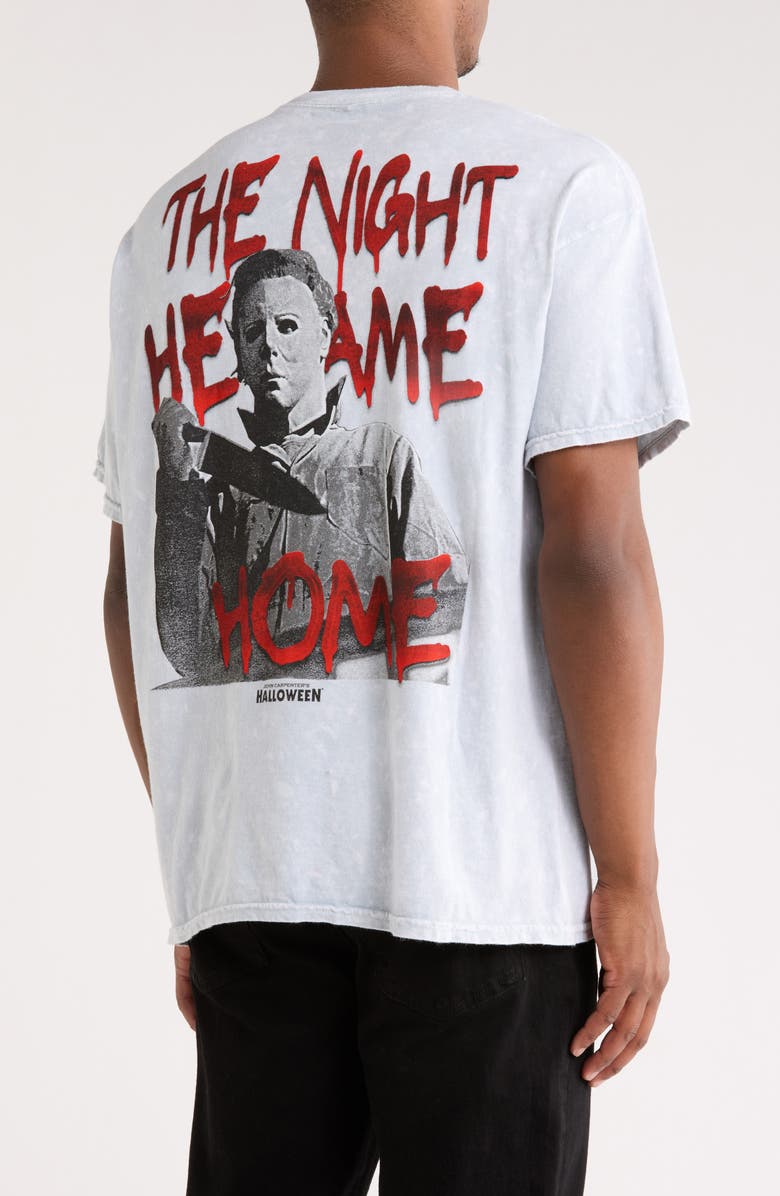 Philcos Halloween The Night Cotton Graphic T-Shirt, Alternate, color, Ice Grey Mineral