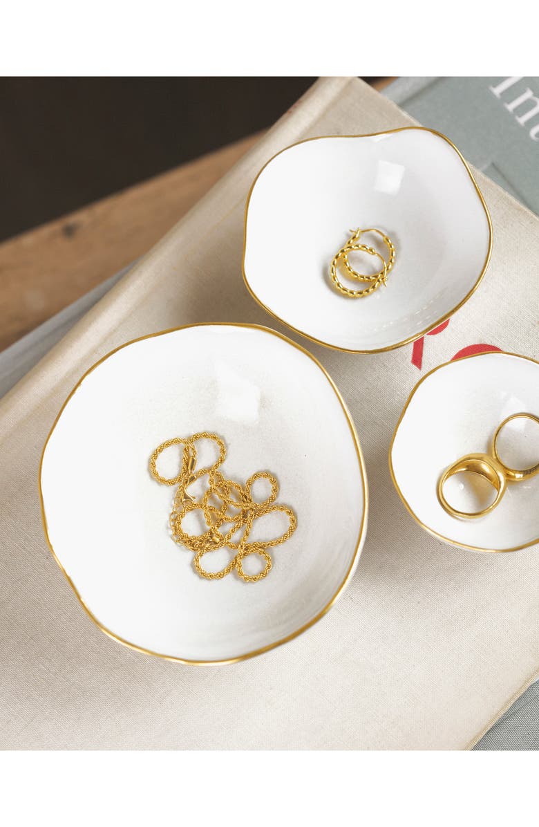Monica Vinader Set of 3 Ceramic Nesting Jewelry Dishes, Alternate, color, 