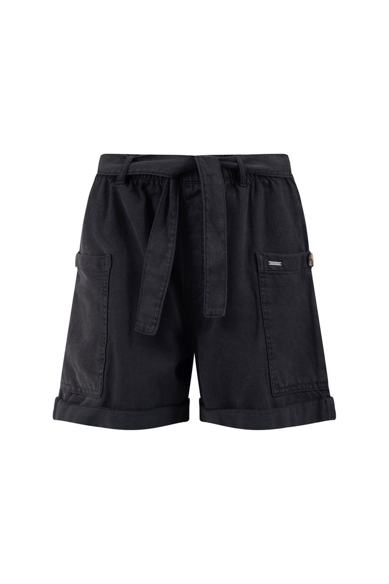 Cynthia Twill Shorts, Alternate, color, Midnight