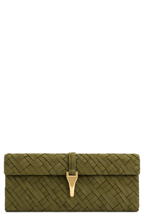 Zaria Woven Clutch