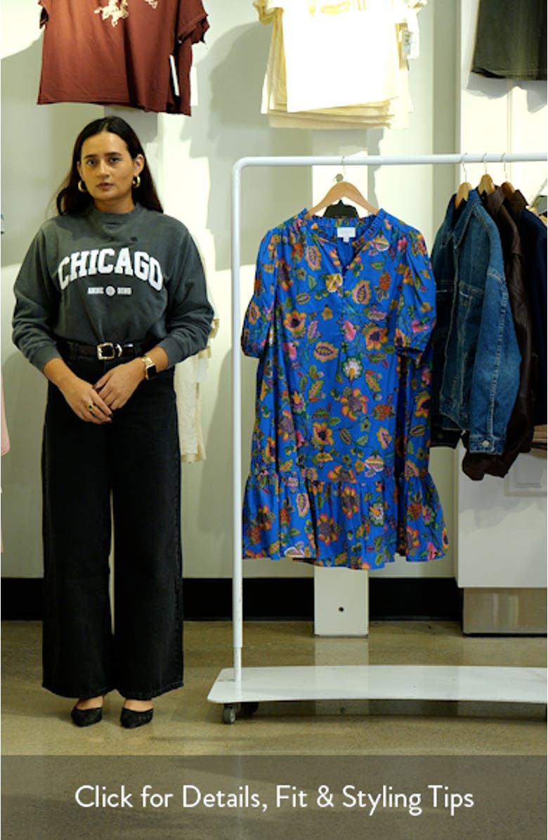 Anabelle Floral Shift Dress, sales video thumbnail