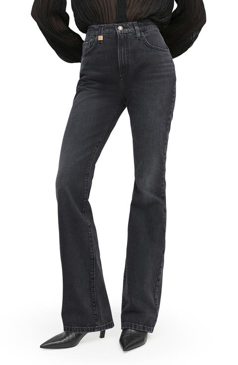 The Valentina Super High Waist Mini Bootcut Jeans (Mayfield)