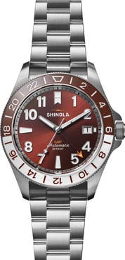 Shinola Monster GMT Automatic Watch Gift Set, 40mm