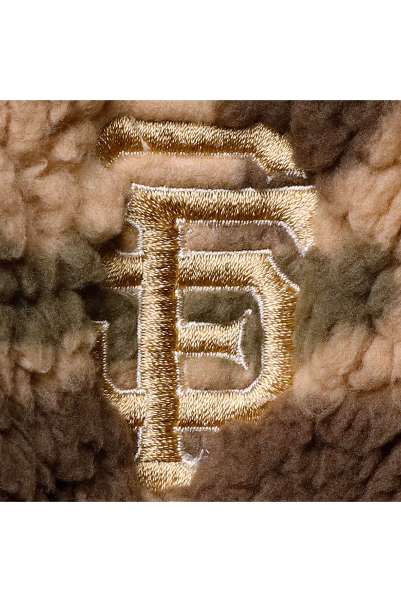 Women's G-III 4Her by Carl Banks Camo San Francisco Giants Sherpa Quarter-Zip Jacket, Alternate, color, Camo