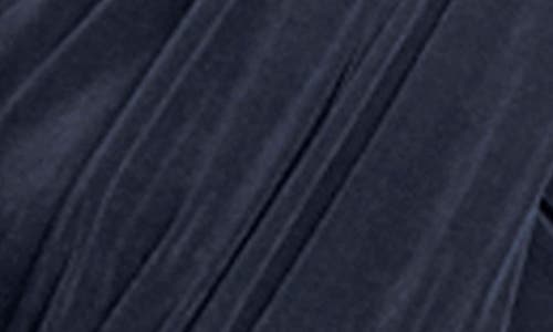Bardot Aliyah Twist Front Crop Top In Navy