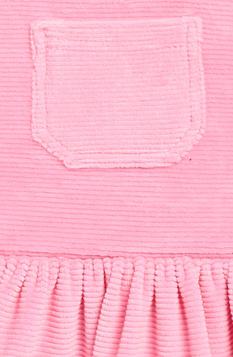 TINY TRIBE Kids' Waterfall Corduroy Dress, Alternate, color, Pink
