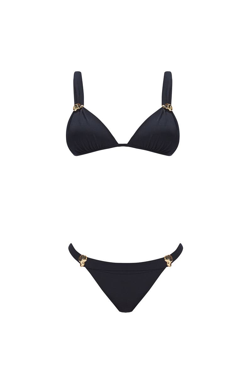 Moeva Zella Bikini Top, Alternate, color, Black