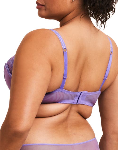 Adore Me Ela Unlined Balconette Bra In Medium Purple