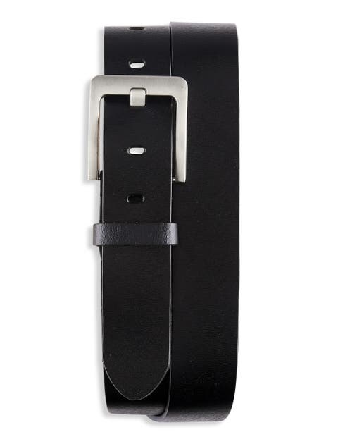 Big & Tall Leather-Stitched Belt
