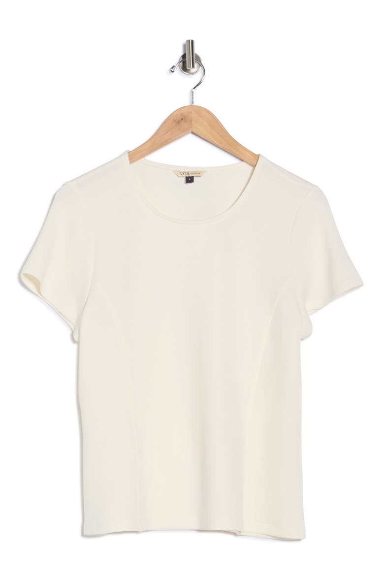 Princess Seam T-Shirt, Main, color, WHITE DOVE