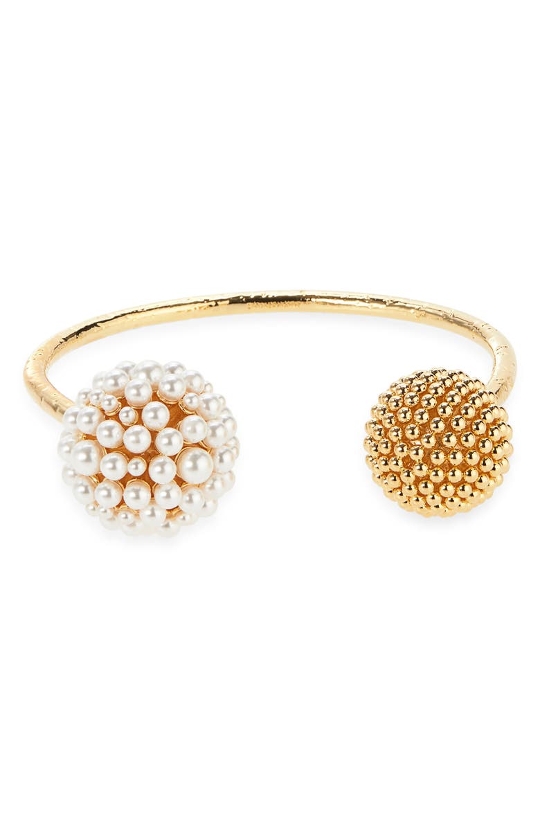 Zimmermann Dandelion Cuff Bracelet, Main, color, Gold