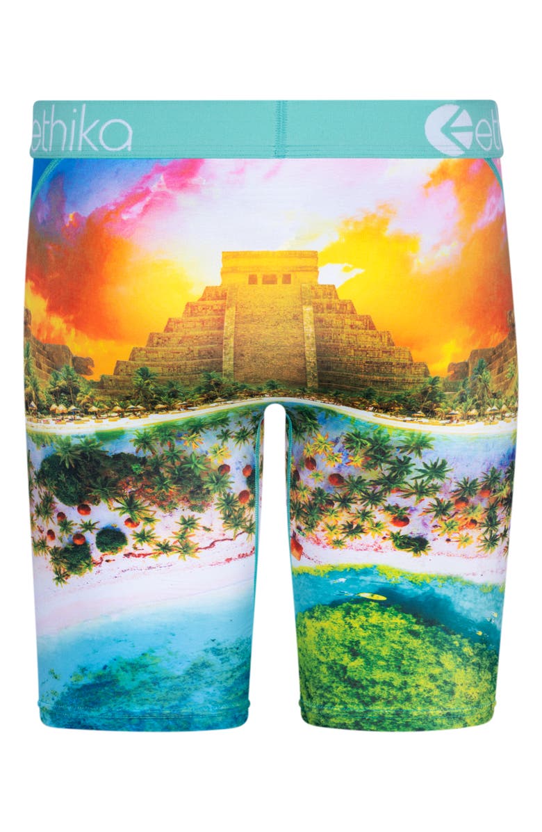 Ethika Kids' Tulum Temple Boxer Briefs, Alternate, color, 