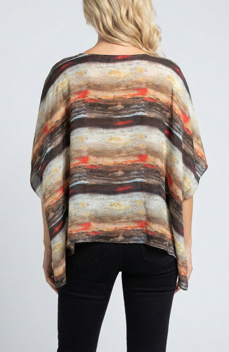 APNY Print Dolman Sleeve Top, Alternate, color, Brown Multi