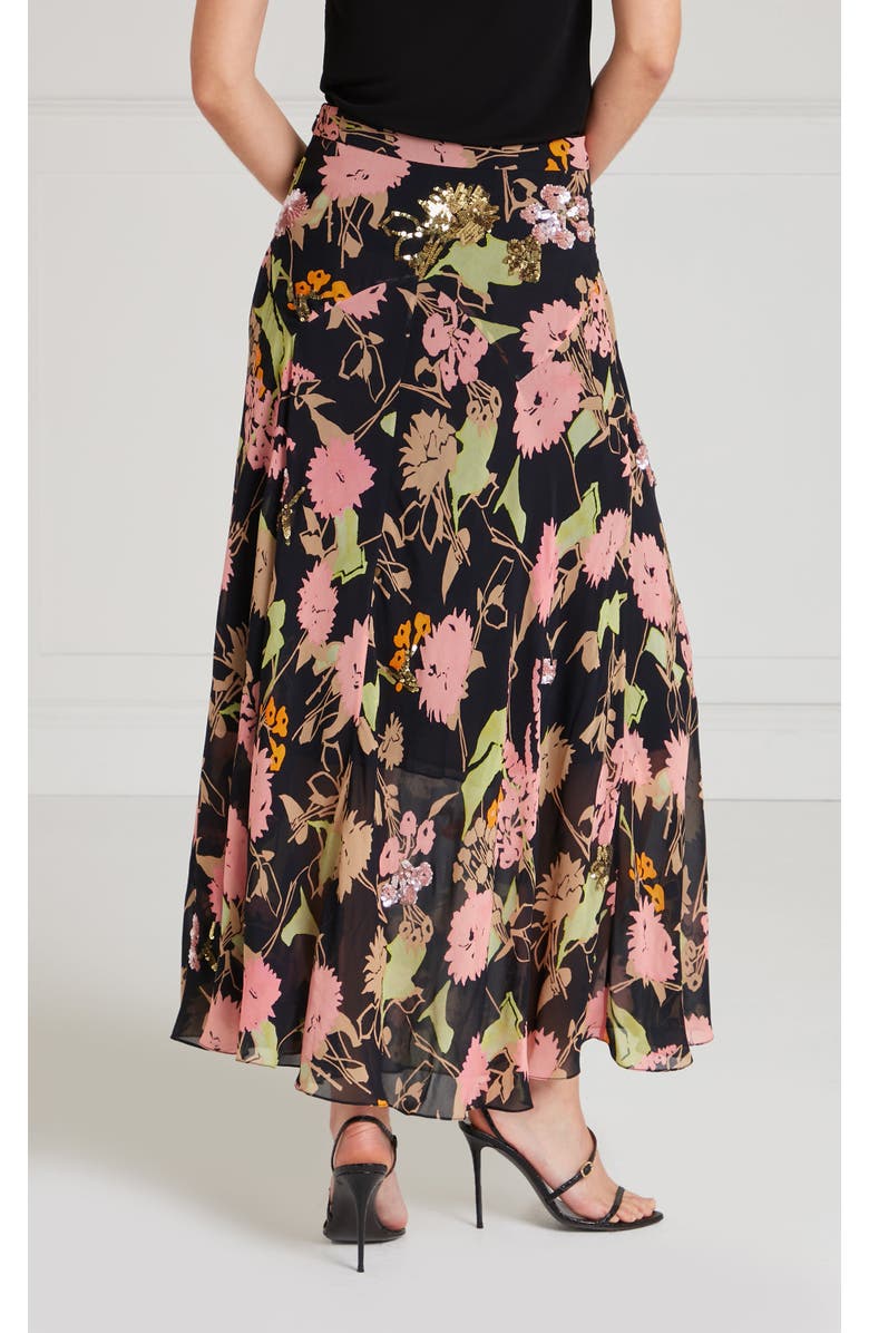 Temperley London Maisie Skirt, Alternate, color, Black Mix