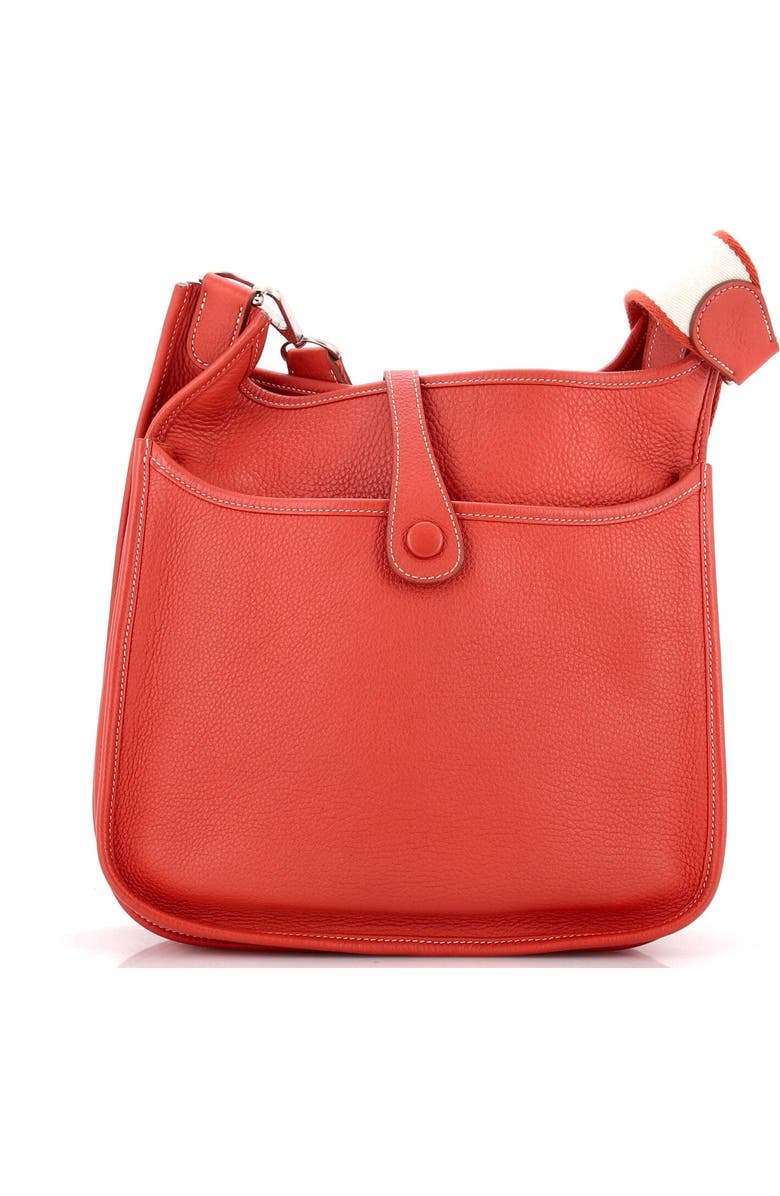Pre-Owned Hermes Evelyne Bag Gen III Clemence PM, Alternate, color, Sanguine