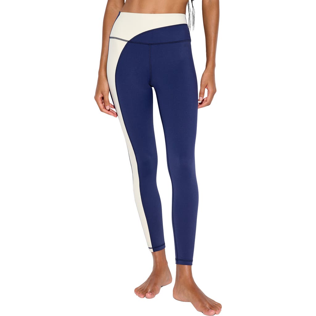 Spiritual Gangster Skye High Waist 7/8 Leggings in Indigo at Nordstrom, Size X-Large