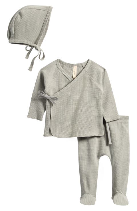 Take Home Organic Cotton Top, Footie Pants & Cap Set (Baby)