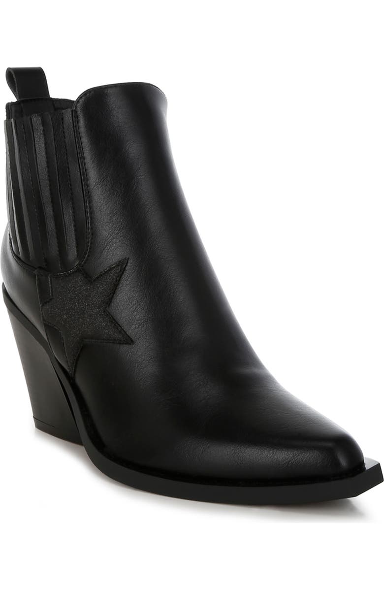 LONDON RAG Melt Down Glitter Star Bootie, Main, color,